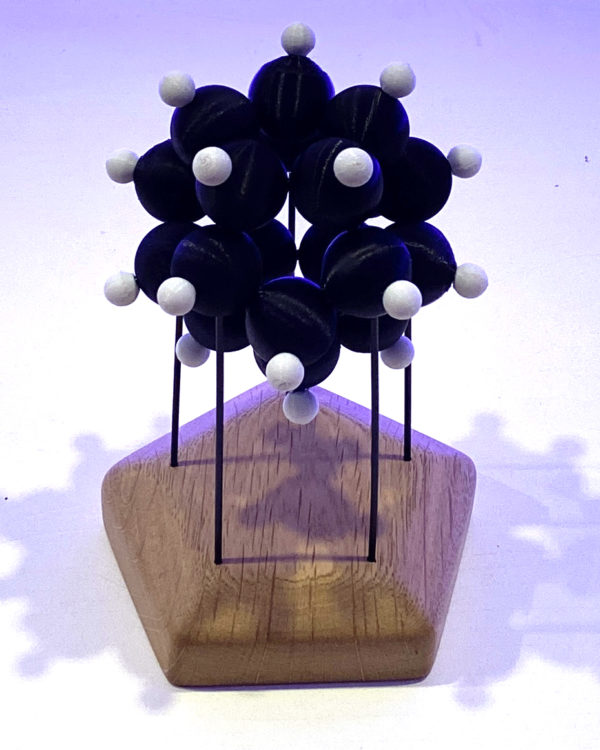 3D printed molecule model of dodecahedrane